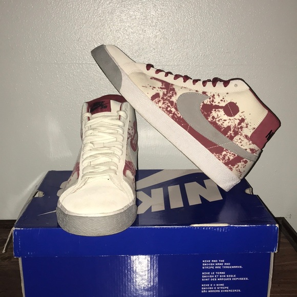 nike sb blazer blood splatter